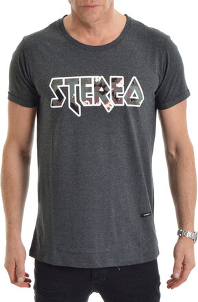 Stereo Tee Dk Grey (M)