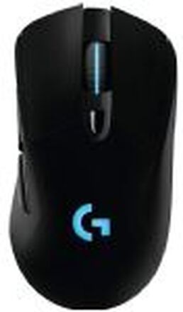 Logitech Wireless Gaming Mouse G703 LIGHTSPEED with HERO 16K Sensor - Mus - optisk - 6 knapper - trådløs, kablet - USB, 2.4 GHz - USB Logitech LIGHTSPEED-mottaker
