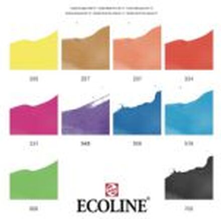 10 Talens ECOLINE® Brush-Pens farbsortiert (11509007)