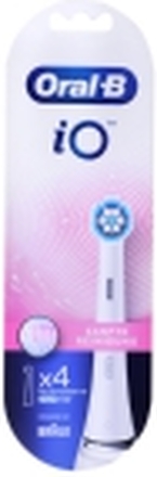 Oral-B iO Series Gentle Care Tannbørstehoveder - Hvit - 4-pakning