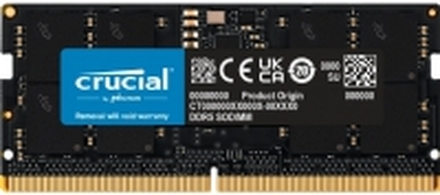 Crucial - DDR5 - modul - 16 GB - SO DIMM 262-pin - 4800 MHz / PC5-38400 - CL40 - 1.1 V - ikke-bufret - ikke-ECC