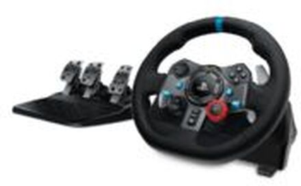 Logitech G29 Driving Force - Hjul- og pedalsett - kablet - for Sony PlayStation 3, Sony PlayStation 4