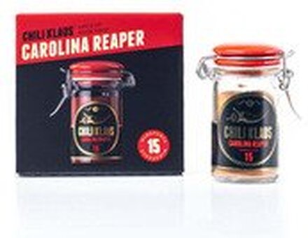 Chili Klaus - Carolina Reaper - dried chili powder i glas