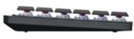 Logitech MX Keys Mechanical - Tastatur - bagbelyst - Bluetooth, 2,4 GHz - Pan Nordic - smakskontakt: GL Linear - Grafit