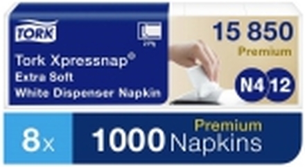 Serviet Tork N4 Xpressnap Premium Interfold 2-lags 2-fold - (8000 stk.)