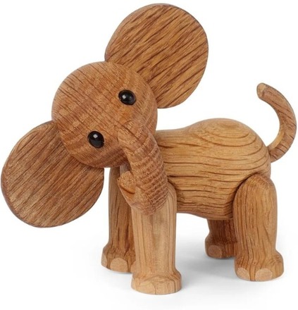 Spring Copenhagen Träfigur Ella Elefant Baby 9 cm Ek/Lönn