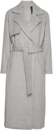 2Nd Luna - Classic Wool Outerwear Coats Winter Coats Grey 2NDDAY