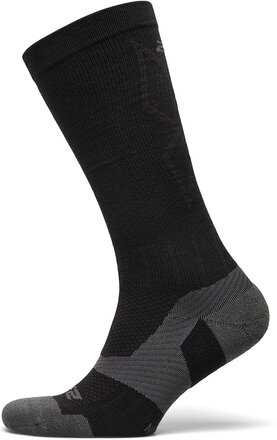 Vectr Merino Lgt Cush Fl Sock Lingerie Socks Regular Socks Svart 2XU*Betinget Tilbud