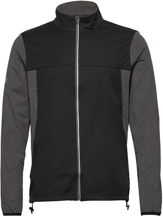 Mens Dornoch Softshell Hybrid Jacket Outerwear Sport Jackets Svart Abacus*Betinget Tilbud