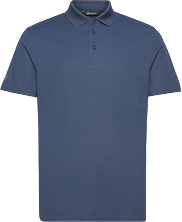 Mens Cray Drycool Polo Polos Short-sleeved Blå Abacus*Betinget Tilbud