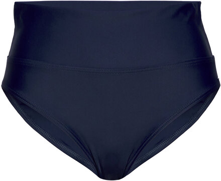 Capri Folded Bikini Briefs Swimwear Bikinis Bikini Bottoms High Waist Bikinis Blue Abecita