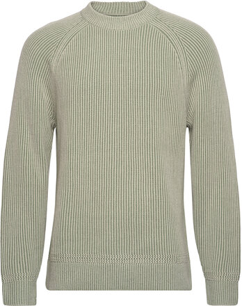 Anf Mens Sweaters Tops Knitwear Round Necks Green Abercrombie & Fitch