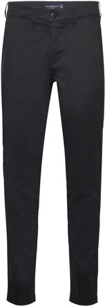 Anf Mens Pants Bottoms Trousers Chinos Black Abercrombie & Fitch