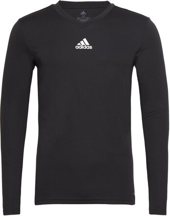 Team Base Tee Sport T-Langærmet Skjorte Black Adidas Performance