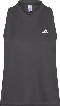 Run It Tank T-shirts & Tops Sleeveless Svart Adidas Performance*Betinget Tilbud
