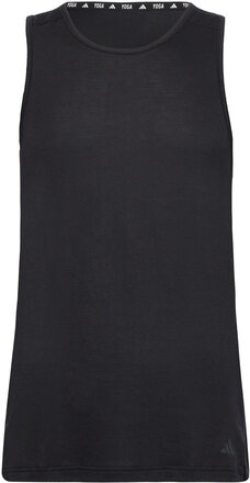 Yoga Training Tank Top Sport T-shirts Sleeveless Black Adidas Performance