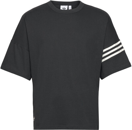 New C Tee T-shirts Short-sleeved Svart Adidas Originals*Betinget Tilbud