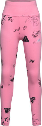 Jg Bluv Q3 Tigh Sport Leggings Pink Adidas Sportswear