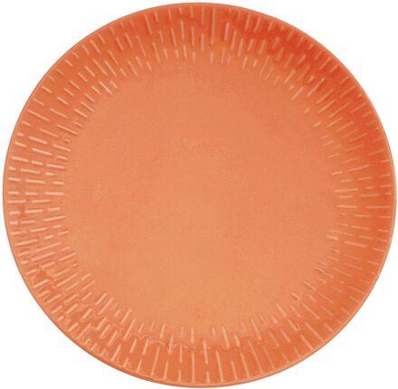 Confetti Dinner Plate W/Relief 1 Pcs Giftbox Home Tableware Plates Dinner Plates Orange Aida