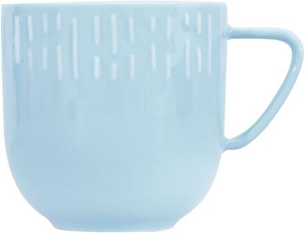 Confetti Mug W/Relief 1 Pcs Giftbox Home Tableware Cups & Mugs Coffee Cups Blue Aida