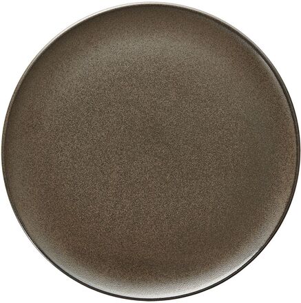 Raw Metallic Brown - Lunch Plate Home Tableware Plates Dinner Plates Brown Aida