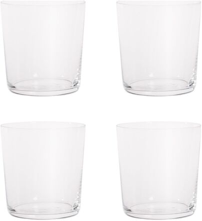 Raw Glass Clear - Tumbler 37 Cl 4 Pcs Home Tableware Glass Drinking Glass Nude Aida*Betinget Tilbud