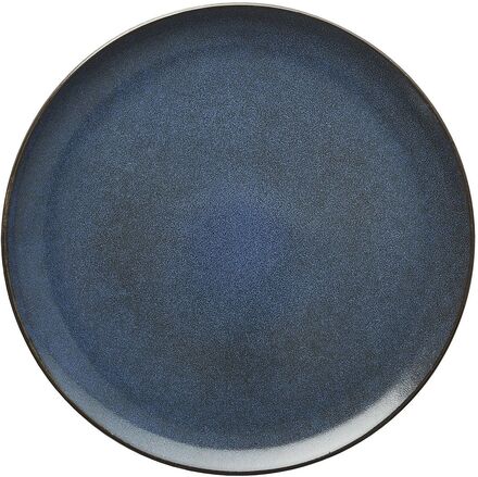 Raw Midnight Blue - Lunch Plate Home Tableware Plates Dinner Plates Blue Aida