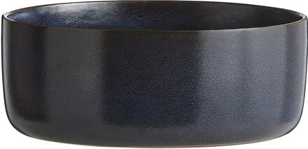 Raw Midnight Blue - Bowl High Home Tableware Bowls & Serving Dishes Serving Bowls Blue Aida