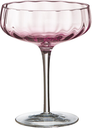 Søholm Sonja – Champagne/Cocktail Glass Home Tableware Glass Champagne Glass Pink Aida