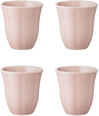 Søholm Solvej Mug W/O Handle 4 Pcs Home Tableware Cups & Mugs Coffee Cups Pink Aida