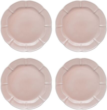 Søholm Solvej Lunch Plate 4 Pcs Home Tableware Plates Dinner Plates Pink Aida