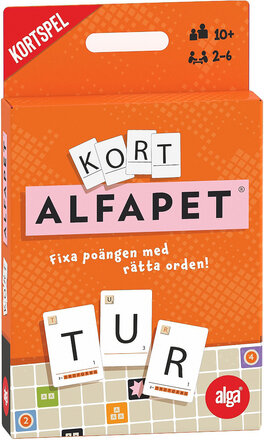 Kortspel Alfapet Svensk Toys Puzzles And Games Games Card Games Multi/patterned Alga