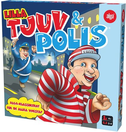 Lilla Tjuv & Polis Svensk Toys Puzzles And Games Games Board Games Multi/patterned Alga