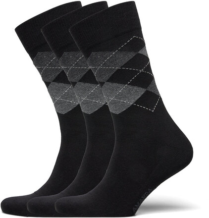 True Ankle Argyle Underwear Socks Regular Socks Black Amanda Christensen