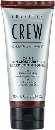 Beard 2 In 1 Skin Moisturizer And Beard Conditi R Beauty MEN Beard & Mustache Beard Oil American Crew*Betinget Tilbud