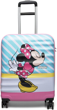 Wavebreaker Disney - Kiss Spinner 55 Minnie Pink Kiss Accessories Bags Travel Bags Multi/mønstret American Tourister*Betinget Tilbud