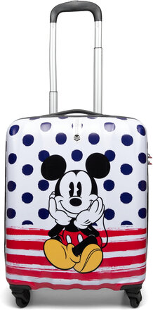 Marvel Legend Alfatwist Spinner 55 Mickey Blue Dots Accessories Bags Travel Bags Multi/mønstret American Tourister*Betinget Tilbud