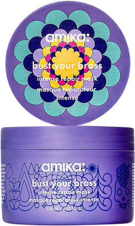 Bust Your Brass Cool Blonde Intense Repair Mask Hårinpackning Nude AMIKA