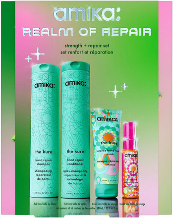 Realm Of Repair: Strength + Repair Set Hårsett Nude AMIKA*Betinget Tilbud