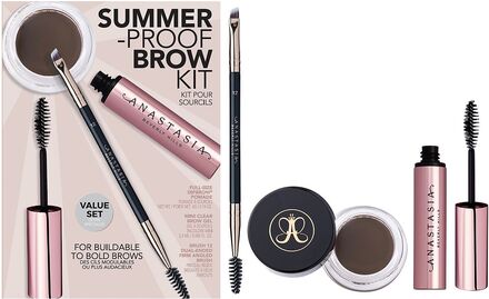 Summer Proof Brow Kit Medium Brown Øjenbrynsgel Makeup Brown Anastasia Beverly Hills