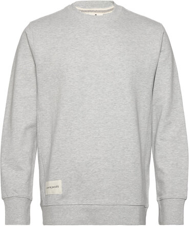 Akruben Sweat Noos - Gots Tops Sweatshirts & Hoodies Sweatshirts Grey Anerkjendt