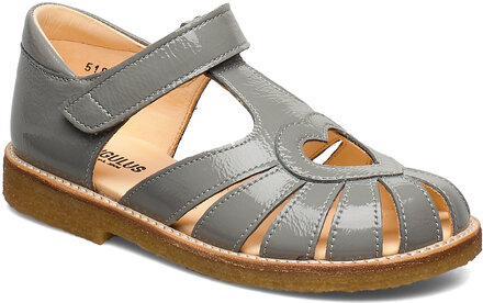 Sandals - Flat - Closed Toe - Shoes Summer Shoes Sandals Grønn ANGULUS*Betinget Tilbud