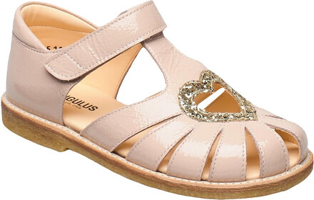 Sandals - Flat - Closed Toe - Shoes Summer Shoes Sandals Rosa ANGULUS*Betinget Tilbud