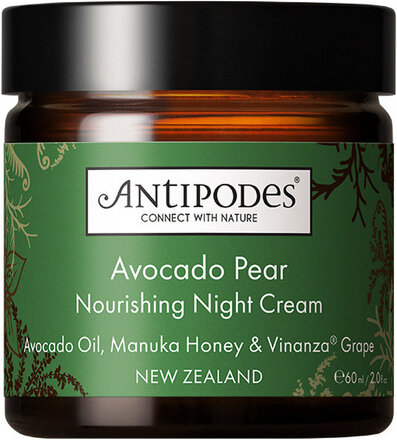 Avocado Pear Nourishing Night Cream Nattkräm Ansiktskräm Nude Antipodes