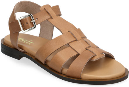 Gladiator Flat Designers Sandals Flat Beige Apair