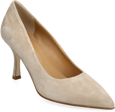 Classic Pump Medium Shoes Heels Pumps Classic Beige Apair