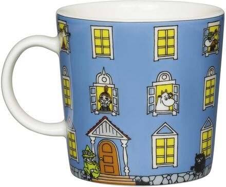 Moomin Mug 0,3L Moomin House Home Tableware Cups & Mugs Coffee Cups Blue Arabia