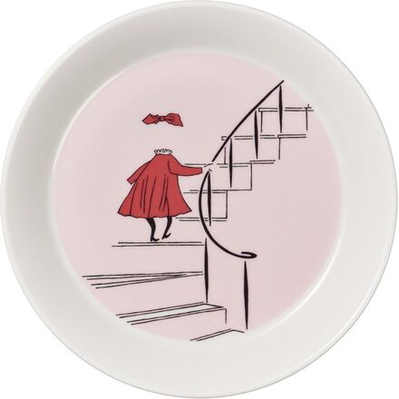 Moomin Plate Ø19Cm Ninny Powder Home Tableware Plates Small Plates Pink Arabia