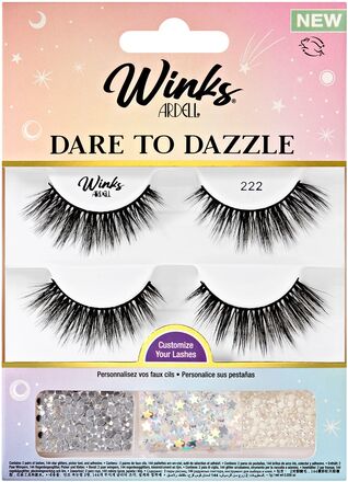 Winks Dare To Dazzle 222 Diamonds & Pearls Øjenvipper Makeup Black Ardell