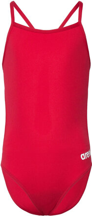 Girl's Team Swimsuit Challenge Solid Sport Swimsuits Red Arena
